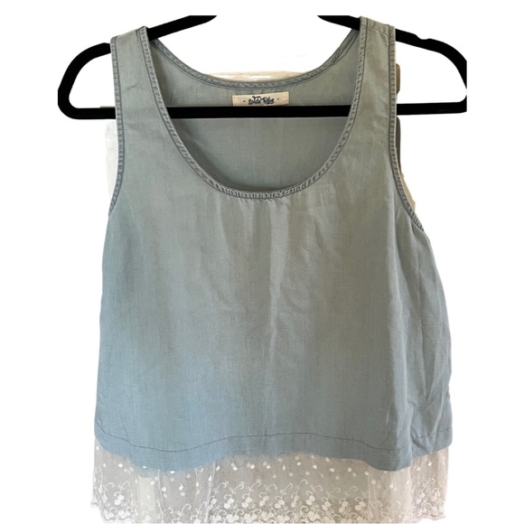 Blue Jean style tank top - Picture 1 of 2